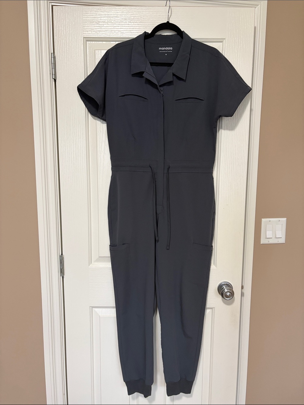 Mandala Women's Dark Gray Utility Jumpsuit
